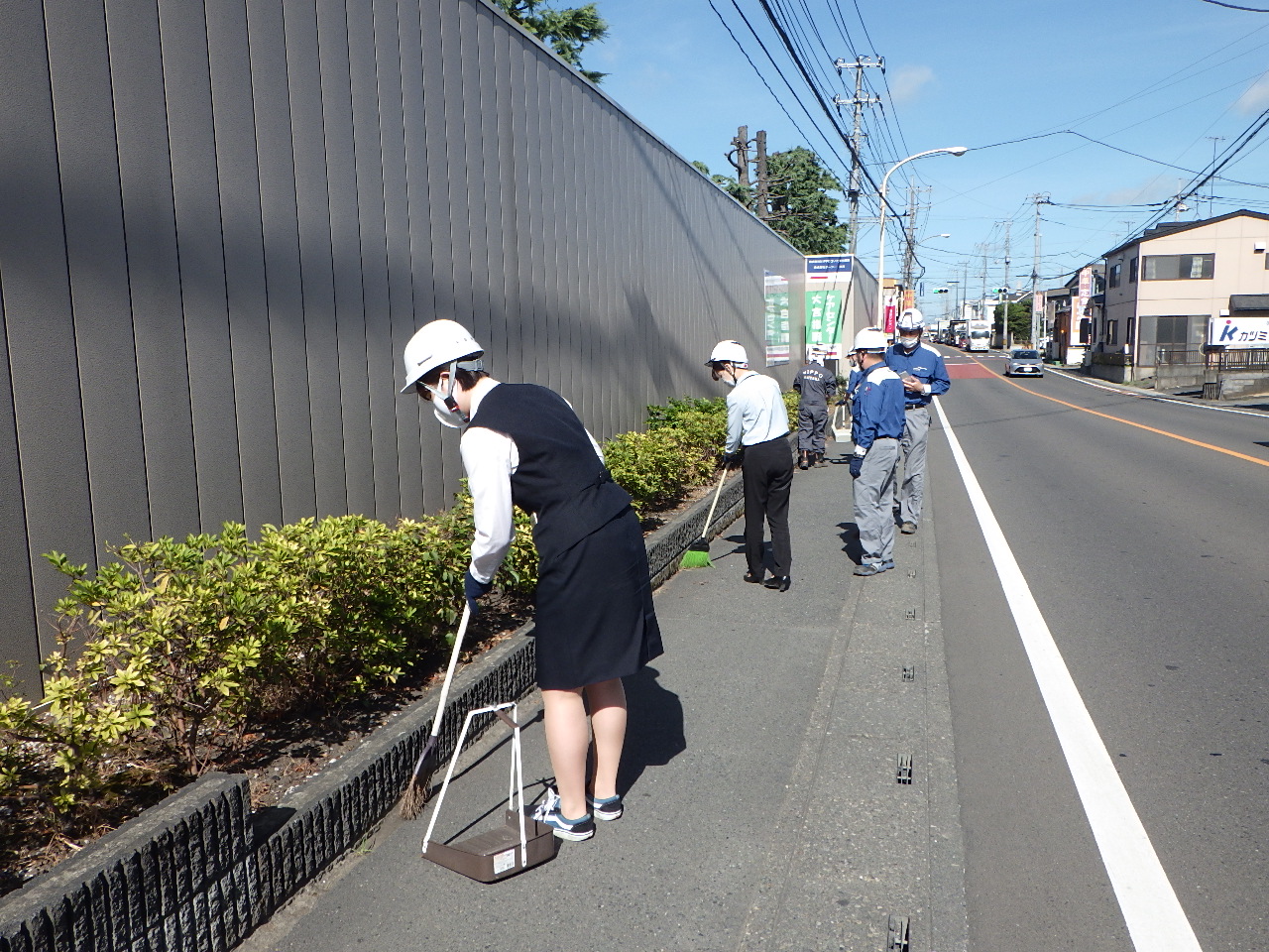 清掃活動の様子